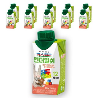 파스퇴르 파스퇴르 킨더밀쉬 200ml, 10개