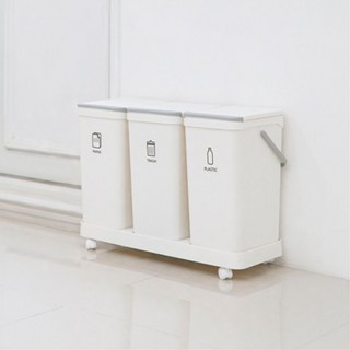 모노플랫 3단 분리수거함