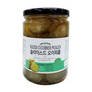 딜리셔스 슬라이스드 오이피클 500g, 1개