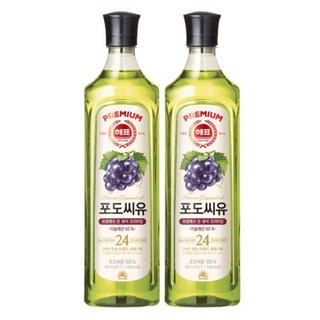 해표 포도씨유, 900ml, 2개