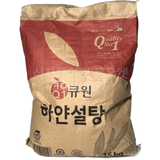 큐원 하얀설탕 15kg
