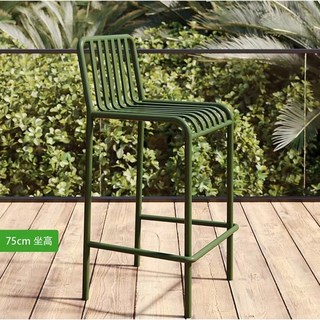 커넷 60CM 쿠션 테이블 데스크 다찌 의자 실내 홈바 스 스탠드 높은, 그린 싱글 의자 높이 75cm