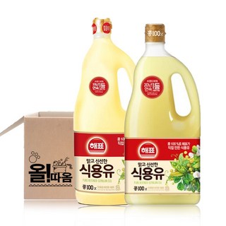 올따옴 추천 해표 식용유 3.3L (1.5L 1.8L), 1세트