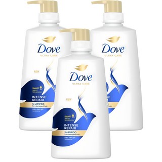도브 인텐스 리페어 샴푸, 680ml, 3개