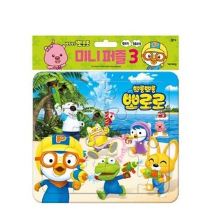 스티커북 뽀로로 미니 퍼즐(3), 혼합, 1개, 9조각