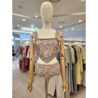 백화점 써스데이아일랜드 플라워 패턴 롱 원피스 (T244MOP248W) 아울렛