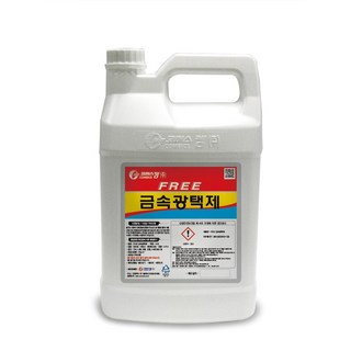 금속광택제 FREE 3.75L – 구리, 니켈, 크롬, 강철, 스테인레스용 메탈 크리너 | 찌든 때 및 녹물 제거, 광택 복원 세제 (1개) 아연금속 금속광택제 FREE 3.75L – 구리, 니켈, 크롬, 강철, 스테인레스용 메탈 크리너 | 찌든 때 및 녹물 제거, 광택 복원 세제 (1개) 아연금속