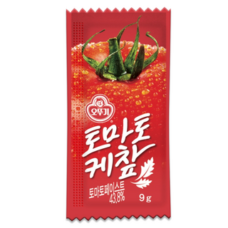 오뚜기 일회용 토마토 케챂, 9g, 100개