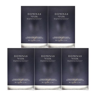 TG 태극제약 도미나스 마스크 브라이트닝 퀴논 기미 주근깨 잡티 도미나 마스크 28ml x 4개입 5상자, 5개
