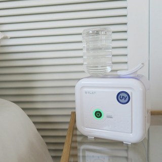 비플랫 UV 살균 보틀 가습기 생수병 사용가능 간편 세척 저소음 무드 램프 초음파식 아날로그 터치형, 04.UV 가습기 터치형(소프트핑크 뚜껑)