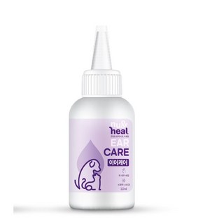 뉴앤힐 이어케어 반려동물 저자극 귀세정제, 1개, 120ml