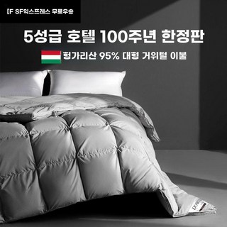 헝가리구스 거위털 이불 150x200cm 겨울 특대(2500g) 오프그레이 상품 이미지