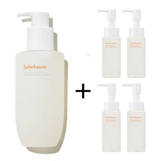 [정품] 설화수 순행클렌징오일 200ml+50ml*4개+이너클렌징티슈, 1개