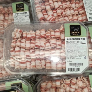코스트코 이베리코 냉동 대패 삼겹살 1kg, 1개