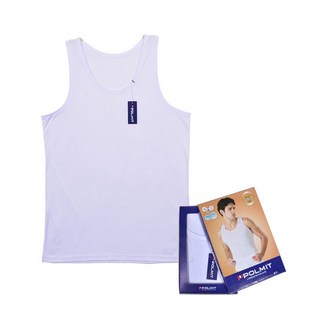 부드러운 착용감 100수 백색 남성 런닝