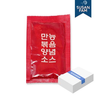 만능볶음 양념소스 70gx150개입 만능 양념장 일회용 캠핑용 업소용, 70g