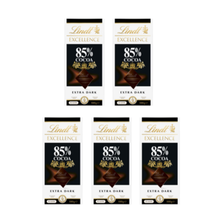 린트 다크 85% 초콜릿 블럭 Lindt Excellence Chocolate Block, 5개, 100g
