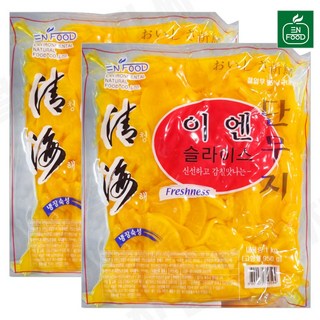 이엔푸드 슬라이스 단무지 1kg