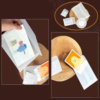 빅윈글로벌 반투명 봉투 포토카드, 증명사진(6X6)