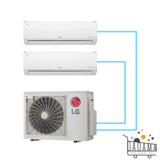 LG 벽걸이 투인원 에어컨 휘센 1등급 인버터 올인원 6평+6평 2in1 3in1 4in1, 올인원에어컨, LG 06평+06평(1등급)