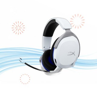 HyperX 유선 헤드폰 Cloud Stinger 2 Core 게이밍 헤드셋 플스용 경량 오버이어 스위블 뮤트 40mm 드라이버 화이트 RV