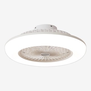 [25년 최신] LED 리모컨 천장조명 인테리어 실링팬 [KC인증], 화이트