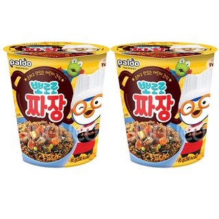 팔도 뽀로로 짜장 컵라면, 4개