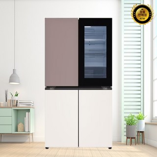 LG 디오스 오브제 노크온 냉장고 T875MKE312