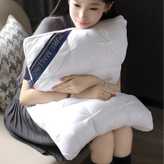 퓨어몰링 호텔 숙면 베개 빨아쓰는 베개솜, 2개, 퓨어몰링화이트