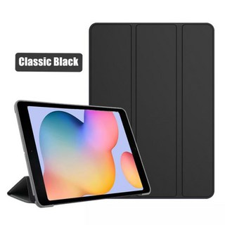 삼성 갤럭시 탭 S6 라이트 10.4 2020 SM-P610 스탠드 커버 Funda 케이스 PU 가죽 스마트, S6 Lite 2022 P613, 01 Black