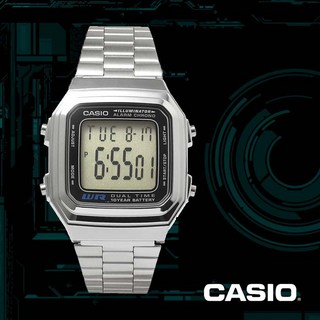 CASIO 정품 카시오 남자 A178WA-1A 전자 손목시계