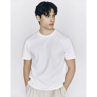 [지오다노]2025 재입고!! 공용 라운드 얇은 무지반팔 티셔츠 025530 16칼라