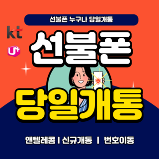 엔텔레콤 선불폰 유심 개통(KT.LG) 공기계 한국 선불유심 USIM, 1개, LG 선불유심, 9999일