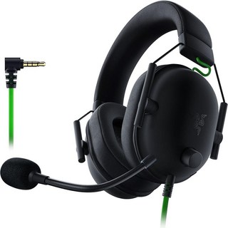 Razer 블랙샤크 V2 X 게이밍 헤드셋 블랙, 플레이스테이션 헤드셋, 3.5 mm, 블랙