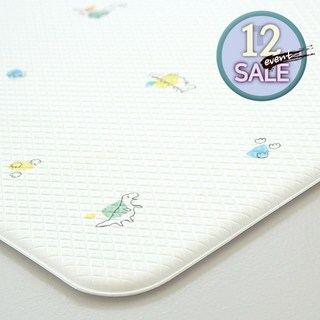 [로하우스] 양면 pvc매트 거실 바닥 놀이방 쿠션매트, 그레이헤링본 해결