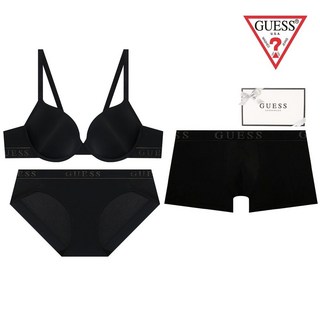 게스 GUESS 블랙밴딩 골드로고 커플속옷세트 GDWBR911GDWBP911GDMDR911BK 150998