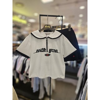 신디키즈 카라집업 화섬 스커트 셋업