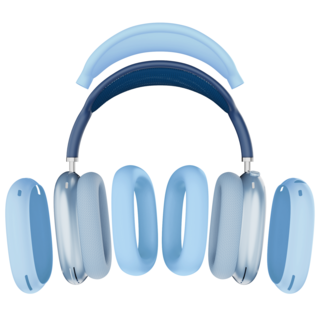 가꼬싶다 에어팟 맥스 올인원 케이스 세트, 5번 블루/블루/블루