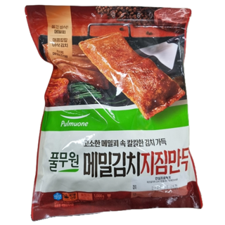 청정원 메밀 김치 지짐만두, 1kg, 1개