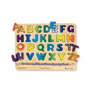 Melissa & Doug 멜리사 앤 더그 사운드 퍼즐LES 알파벳 6개 세트, Melissa & Doug 멜리사 더그 사운드 퍼즐LE