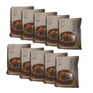 원할머니 명품육개장 600g 10팩, 10개