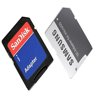 샌디스크 삼성전자 마이크로 SD카드 변환어댑터 micro SD to SD 카드리더기, 1개