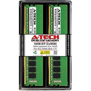 Dell Inspiron 3470 3471 3670 3671 5680용 A-Tech 32GB(2x16GB) RAM | DDR4 2666MHz DIMM PC4-21300 28, 8GB x 2 | ( 16GB Kit ), 1개
