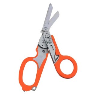 랩터 2025 MULTIFUNCTION SCISSORS RAPTORS FIRST AID EXPERT TACTICAL FOLDING OUTDOOR SURVIVAL TOOL COM, 5) Orange