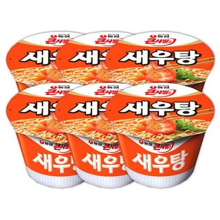 오뚜기 새우탕 컵라면, 10개 12 농심 새우탕 컵라면 큰사발 사발면 큰컵 6입
