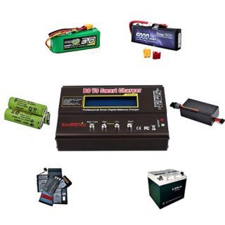 RC카 충전기 드론충전기 만능충전기 정품 리튬배터리 충전 스마트 차지 B6V3 충전기, 블랙, 1개, B6V3 스마트 만능충전기 본체