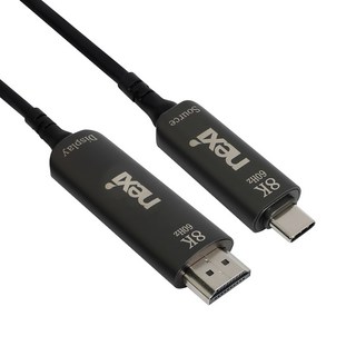 넥시 USB3.1 to HDMI2.1 AOC 하이브리드광 케이블