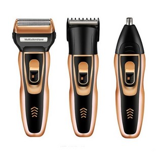 [파인스토리] Geemy 3 in 1 GM-595 충전식 전동 면도기 이발기 & 코털 정리기 – 랜덤 색상 필립스바디트리머