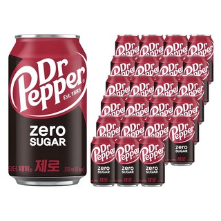 닥터페퍼 제로 350미리 24개입 drink, 350ml × 24개 쿠33 1154552, 24개, 350ml 대표 이미지 - 제로 탄산음료 추천