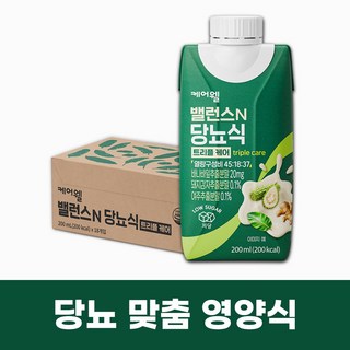 케어웰 밸런스N 당뇨식 트리플 케어, 18개, 200ml 당뇨식사대용